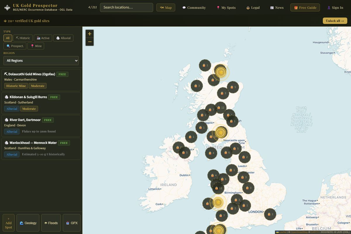 UK Gold Prospector